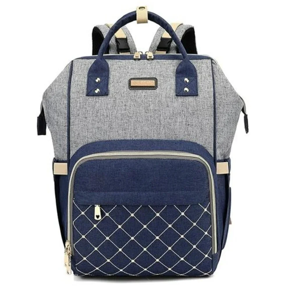 Diaper Bag Backpack Waterproof Baby Bag with Insulated Pockets Stroller Straps